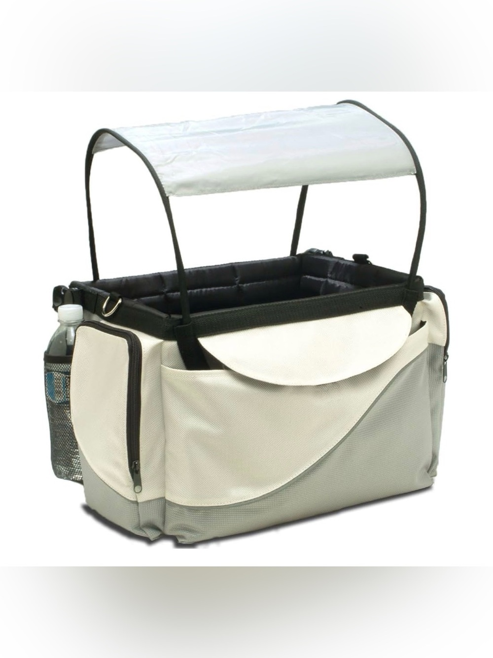 PetSafe Cream and Black Pet Car Booster Seat with Sunshade